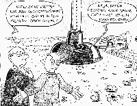Cartoon aus der Neuen Presse